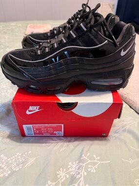 Nike Air Max 95 Big Bubble Black/Metallic Silver Box Label